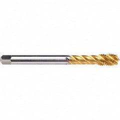 Emuge - M16x1.50 Metric Fine 0 Flute D6 Modified Bottoming Spiral Flute Tap - Eagle Tool & Supply