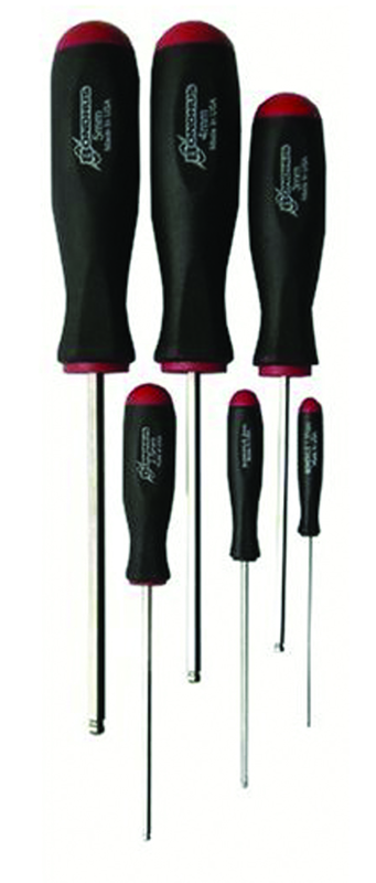 6PC BALL END SCREWDRIVER SET - Eagle Tool & Supply