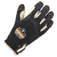 710LTR L BLK HD LEATHER-REIN GLOVES - Eagle Tool & Supply