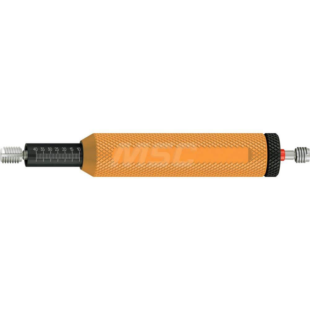 Analog Thread Depth Gages; Thread Size (Inch - 0 Decimals): 9/16-18; Thread Standard: UNF; Class Of Fit: 2B; Overall Length: 12.00; Material: Tool Steel; Standards: ASME B1.2