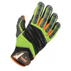 924 L LIME HYBRID DORSAL GLOVES - Eagle Tool & Supply