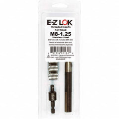 E-Z LOK - Thread Repair Kits Insert Thread Size (mm): M8x1.25 Includes Drill: Yes - Eagle Tool & Supply