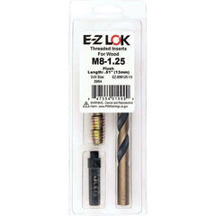 E-Z LOK - Thread Repair Kits Insert Thread Size (mm): M8x1.25 Includes Drill: Yes - Eagle Tool & Supply
