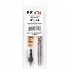 E-Z LOK - Thread Repair Kits Insert Thread Size (Inch): 3/8-24 Includes Drill: Yes - Eagle Tool & Supply