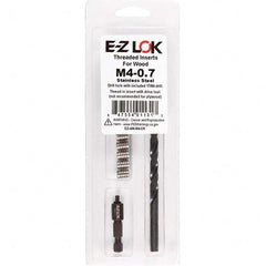 E-Z LOK - Thread Repair Kits Insert Thread Size (mm): M4x0.70 Includes Drill: Yes - Eagle Tool & Supply