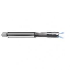 M10 x 1.0 Dia. - 6H - 4 FL - Carbide Semi-Bott Tap - Bright Finish-Coolant-Thru-FORM-C - Eagle Tool & Supply