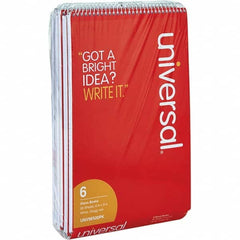 UNIVERSAL - Note Pads, Writing Pads & Notebooks Writing Pads & Notebook Type: Steno Book Size: 6 x 9 - Eagle Tool & Supply