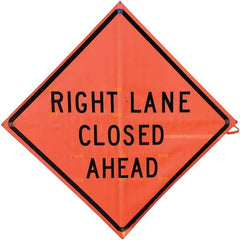 VizCon - "Men Working," 48" Wide x 48" High Vinyl Construction Roadway Sign - Eagle Tool & Supply
