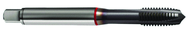 M6x1.0 6H 3-Flute Cobalt Red Ring Spiral Point Plug Tap-TiCN - Eagle Tool & Supply