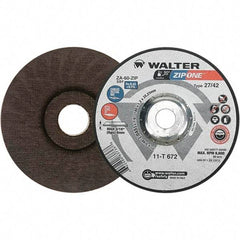 WALTER Surface Technologies - Depressed-Center Wheels Wheel Diameter (Inch): 7 Wheel Thickness (Inch): 3/64 - Eagle Tool & Supply