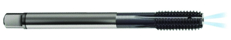 M20 x 2.5 Dia. - 6HX - 7 FL - Carbide Semi-Bott Tap-TiCN -Coolant-Thru-FORM-C DIN 376 - Eagle Tool & Supply