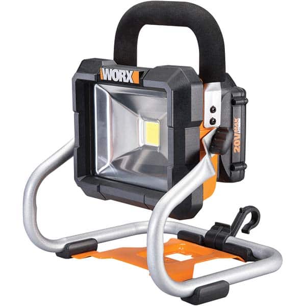 Worx - Portable Work Lights Portable Type: Hand Held Lamp Type: LED - Eagle Tool & Supply