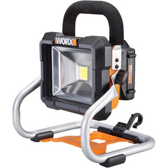 Worx - Portable Work Lights Portable Type: Hand Held Lamp Type: LED - Eagle Tool & Supply