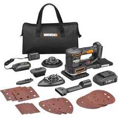 Worx - Electric Orbital Sanders Sander Type: Cordless Random Orbital Random Orbit: Yes - Eagle Tool & Supply