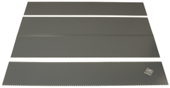 36 x 12 x 85'' - Steel Panel Kit for UltraCap Shelving Starter Unit (Gray) - Eagle Tool & Supply