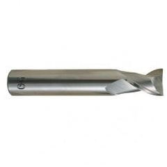 5/8 Dia. x 3-1/2 Overall Length 2-Flute .030 C/R Solid Carbide SE End Mill-Round Shank-Center Cutting-Uncoated - Eagle Tool & Supply