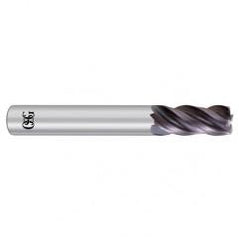 7/16 x 7/16 x 1 x 2-3/4 4Fl .030 C/R Carbide End Mill - EXO - Eagle Tool & Supply