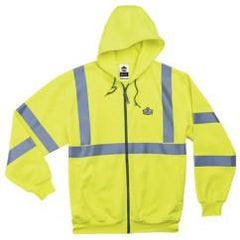 8392 3XL LIME HOODED SWEATSHIRT - Eagle Tool & Supply