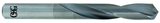 12mm Carbide Slow Spiral Jobber Drill - Bright - Eagle Tool & Supply