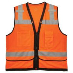 8253HDZ 2/3XL ORANGE HD MESH VEST - Eagle Tool & Supply