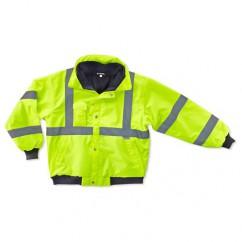 8380 L LIME BOMBER JACKET - Eagle Tool & Supply