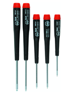 5 Piece - Ergo Handle Screwdriver Set - Includes: TX-10; TX-15; TX-20; TX-25; TX-30; 8" Long - Eagle Tool & Supply