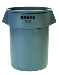 Brute - 55 Gallon Round Container --Â Double-ribbed base - Eagle Tool & Supply