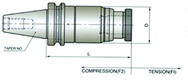 NO.1 V40 TENS/COMP TAP HOLDER - Eagle Tool & Supply