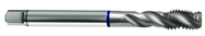 3-56 2B 3-Flute Cobalt Blue Ring Semi-Bottoming 40 degree Spiral Flute Tap-Bright - Eagle Tool & Supply