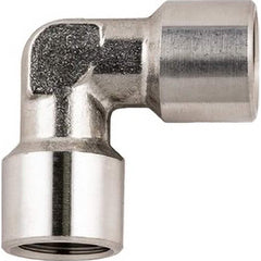 Aignep USA - Stainless Steel Pipe Fittings; Type: Female x Female Elbow ; Fitting Size: 1/8 ; End Connections: BSPP ; Material Grade: 316L Stainless Steel ; Pressure Rating (psi): 290 - Exact Industrial Supply