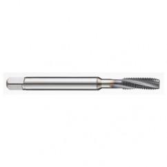 M10x1.5 6H 3-Flute PM Cobalt Semi-Bottoming 10 degree Spiral Flute Tap-TiAlN - Eagle Tool & Supply