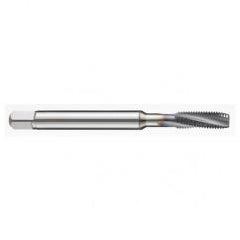 5-40 2BX 3-Flute PM Cobalt Semi-Bottoming 10 degree Spiral Flute Tap-TiAlN - Eagle Tool & Supply