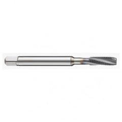 10-32 2BX 3-Flute PM Cobalt Semi-Bottoming 10 degree Spiral Flute Tap-TiAlN - Eagle Tool & Supply