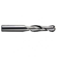 7/32" Dia. - 2" OAL - Ball Nose SE TiCN Carbide End Mill - 2 FL - Eagle Tool & Supply