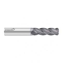 1" Dia. x 6 Overall Length 4-Flute .060 C/R Solid Carbide SE End Mill-Round Shank-Center Cut-FC18 - Eagle Tool & Supply