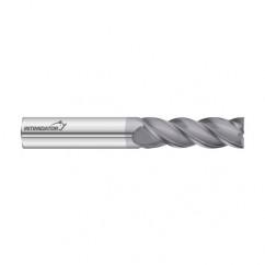 1/2 Dia. x 4 Overall Length 4-Flute Square End Solid Carbide SE End Mill-Round Shank-Center Cut-FC18 - Eagle Tool & Supply