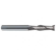 20mm Dia. x 150mm Overall Length 2-Flute Square End Solid Carbide SE End Mill-Round Shank-Center Cut-Uncoated - Eagle Tool & Supply