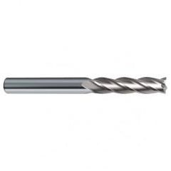 18mm Dia. x 150mm Overall Length 4-Flute Square End Solid Carbide SE End Mill-Round Shank-Center Cut-Uncoated - Eagle Tool & Supply