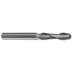 8mm Dia. - 100mm OAL - 30 Helix Bright CBD Ball Nose EM - 2 FL - Eagle Tool & Supply