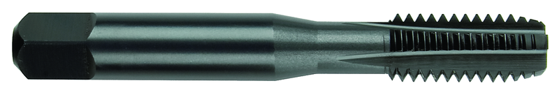 7/16-14 Dia. - GH3 - 4 FL - Premium HSS - Black Oxide - Semi Bottoming Straight FL Tap - Eagle Tool & Supply