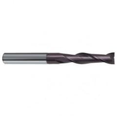 3mm Dia. x 75mm Overall Length 2-Flute Square End Solid Carbide SE End Mill-Round Shank-Center Cut-Firex - Eagle Tool & Supply