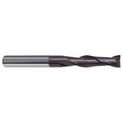 5mm Dia. x 75mm Overall Length 2-Flute Square End Solid Carbide SE End Mill-Round Shank-Center Cut-Firex - Eagle Tool & Supply