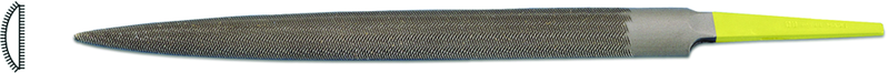 6" INOX Half-Round File, Cut 2 - Eagle Tool & Supply