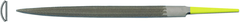 6" INOX Half-Round Ring File, Cut 0 - Eagle Tool & Supply