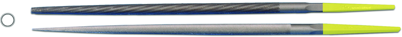 8" INOX Round File, Cut 0 - Eagle Tool & Supply