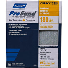 Norton - Sanding Sheets Abrasive Material: Aluminum Oxide Grade: Fine - Eagle Tool & Supply