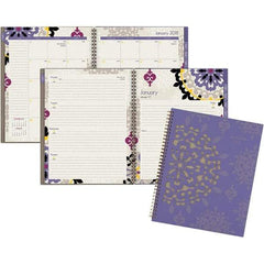 AT-A-GLANCE - 128 Sheet, 8-1/2 x 11", Weekly/Monthly Appointment Book - Purple - Eagle Tool & Supply