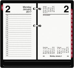 AT-A-GLANCE - 730 Sheet, 6-5/8 X 9-1/2", Plain Desk Calendar Refill - White - Eagle Tool & Supply