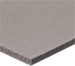 Value Collection - 3/8" Thick x 3/8" Wide x 6' Long Gray Closed Cell Silicone Foam Rubber Roll - Stock Length, Adhesive Back, -60°F to 400°F - Eagle Tool & Supply