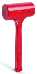 64 oz Dead Blow Hammer- 2-5/8'' Head Diameter Coated Steel Handle - Eagle Tool & Supply